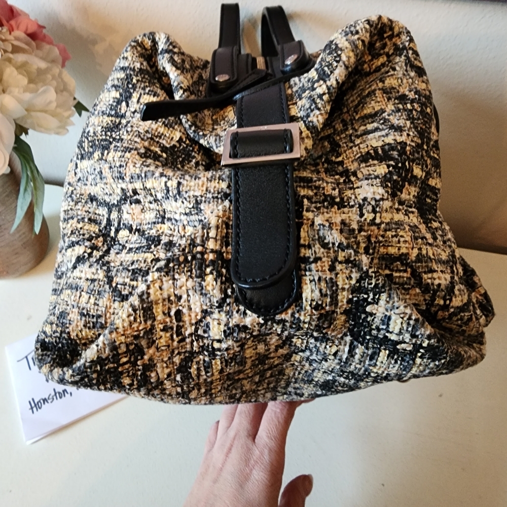 Chanel tweed satchel / speedy style - Picture 4 of 16
